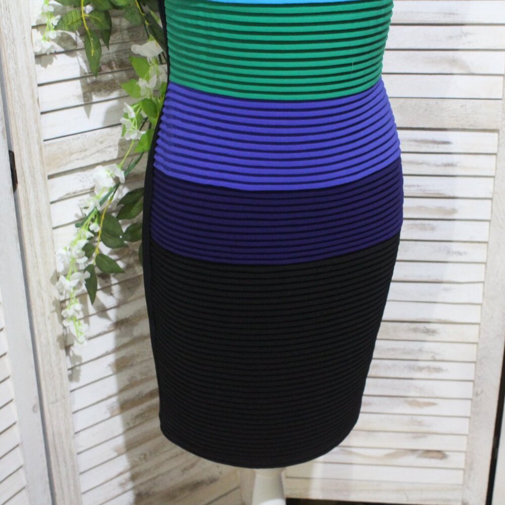 Calvin Klein Color Block Sheath Dress (519) - Picture 3 of 16